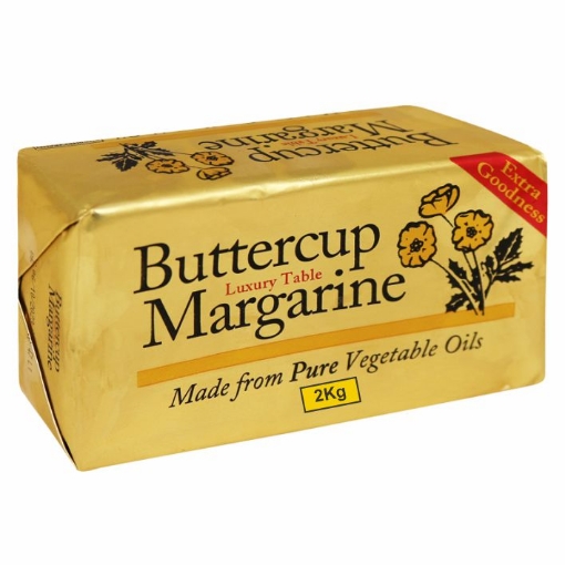 BUTTERCUP MARGARINE 2KG X 6 FOILWRAPPER